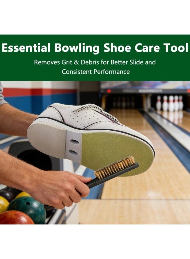 2 Pack Bowling Shoe Brushes Heavy Duty Shoe Scrubber Shoe Cleaning Brushes Multifunctional Shoes Bowling Accessories for Men Women Sports Shoes Outdoor Cleaning - Image 5